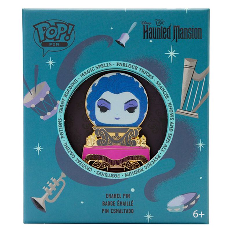 Funko Pop! by Loungefly Haunted Mansion Madame Leota Lenticular Pin, , hi-res image number 1