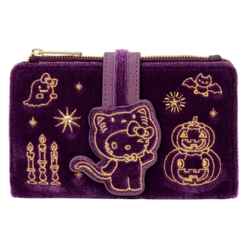 Sanrio Hello Kitty & Friends Exclusive Halloween Costume Velvet Flap Wallet, Image 1