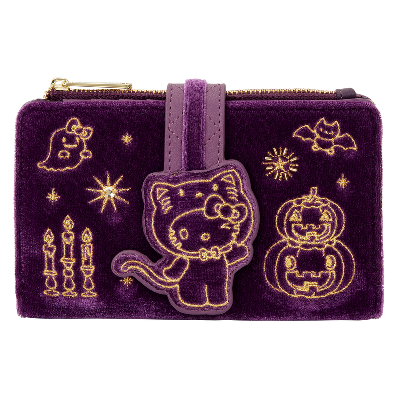 Sanrio Hello Kitty & Friends Exclusive Halloween Costume Velvet Flap Wallet, , hi-res view 1