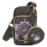 Sanrio Kuromi 20th Anniversary Cell Phone Crossbody Bag with Coin Bag, , hi-res view 7