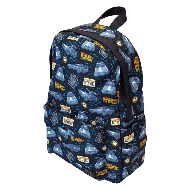 Back To The Future 40th Anniversary All-Over Print Nylon Full-Size Backpack, , hi-res view 5