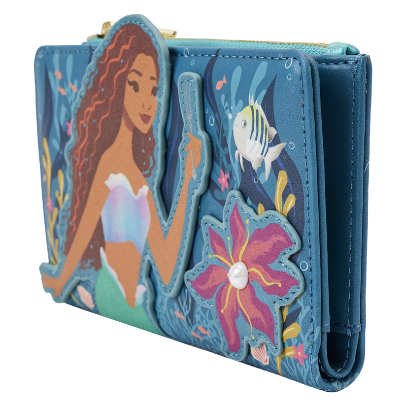 The Little Mermaid Live Action Flap Wallet, , hi-res view 3