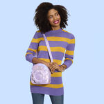 Bambi Iridescent Convertible Mini Backpack Crossbody Bag