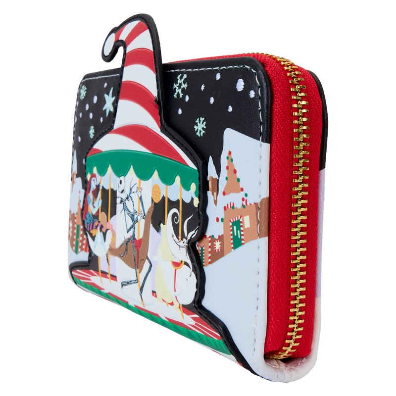 The Nightmare Before Christmas Town Carousel Zip Around Wallet, , hi-res view 3
