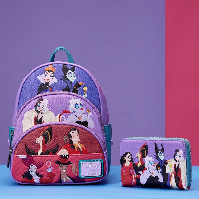 Loungefly Disney Villains Mini Faux Leather Backpack Standard