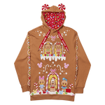 Mickey & Friends Gingerbread House Unisex Hoodie, , hi-res view 9