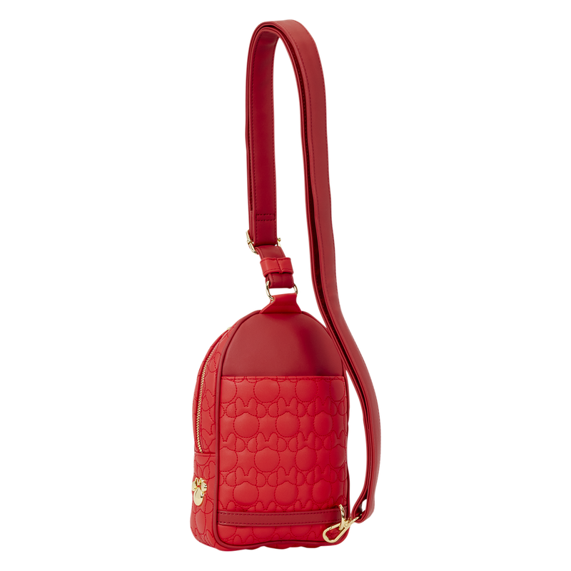 Minnie Mouse Silhouette All-Over Print Sling Crossbody Bag, , hi-res view 5