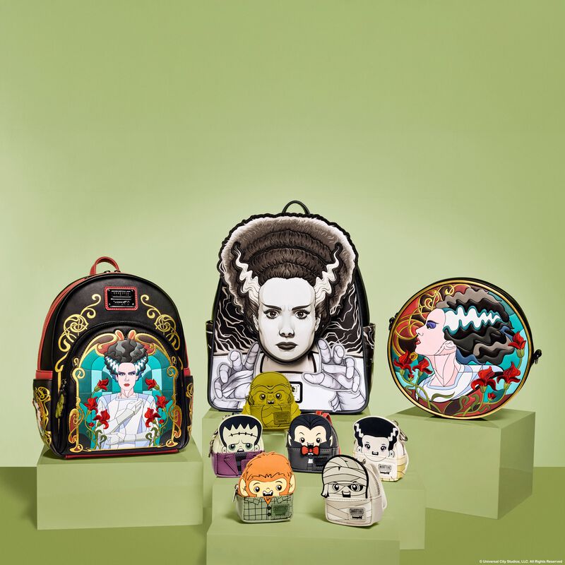 Universal Monsters Exclusive The Bride Of Frankenstein Glow Mini Backpack LFlifestyle2 view 3