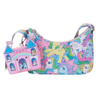 My Little Pony Large All-Over Print Crossbody Bag with Coin Bag, Image 1