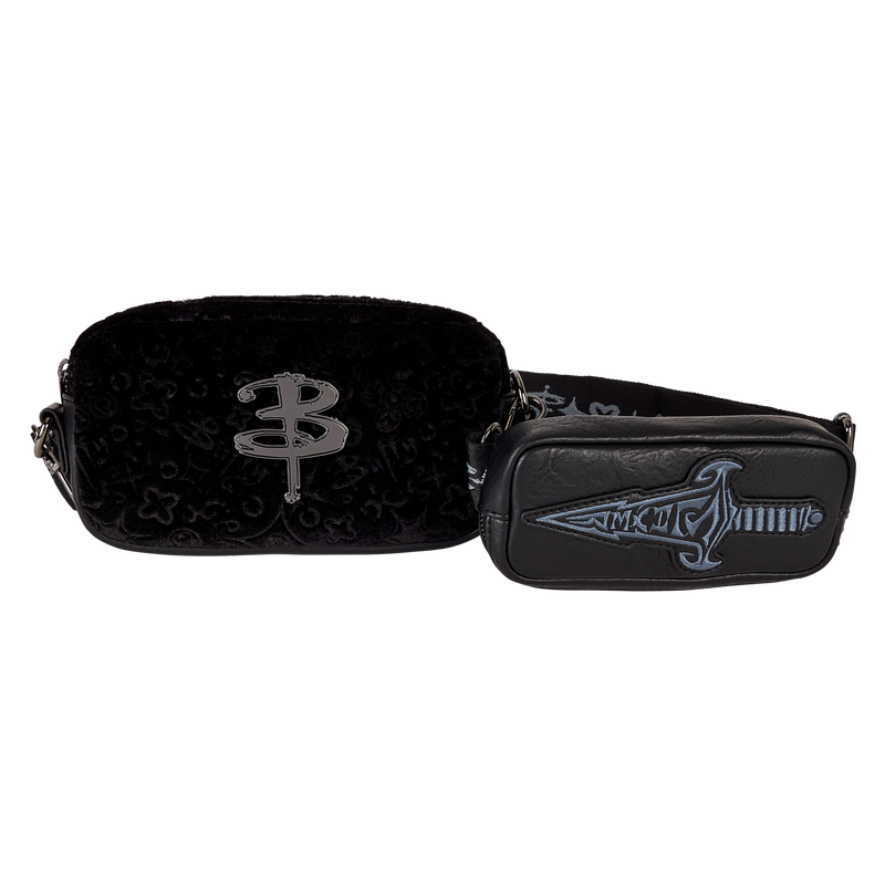 Buffy the Vampire Slayer Velvet All-Over Print Sling Crossbody Bag with Coin Bag, , hi-res view 1