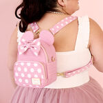Minnie Mouse Woven Texture Convertible Mini Backpack & Crossbody Bag, , hi-res view 4