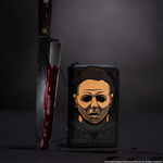 Halloween Michael Myers Glow Mask Cosplay Zip Around Wallet, , hi-res view 3
