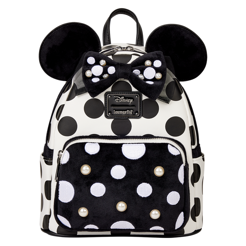 Minnie Mouse Exclusive Polka Dot Pearl Mini Backpack, , hi-res view 1