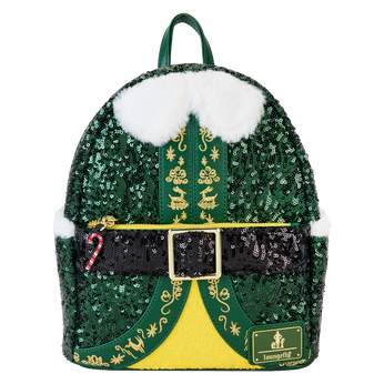 Elf Buddy Sequin Cosplay Mini Backpack, Image 1