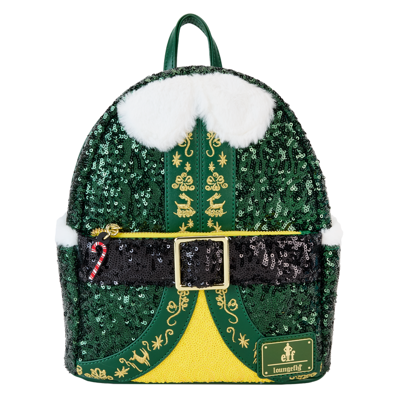 Elf Buddy Sequin Cosplay Mini Backpack, , hi-res view 1