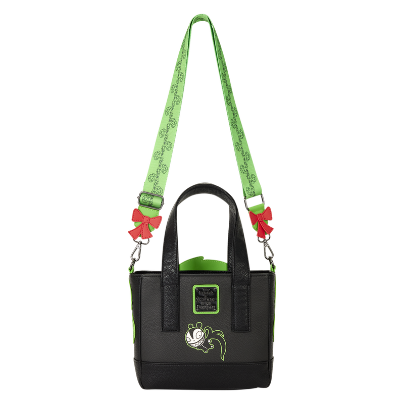 The Nightmare Before Christmas Man-Eating Wreath Glow Mini Tote Crossbody Bag, , hi-res view 5