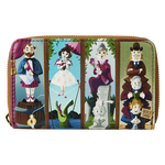 Haunted Mansion Stretching Room Portraits Glow Zip Around Wallet