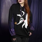 The Nightmare Before Christmas Zero Graveyard Glow Unisex Hoodie LFlifestyle1 view 2