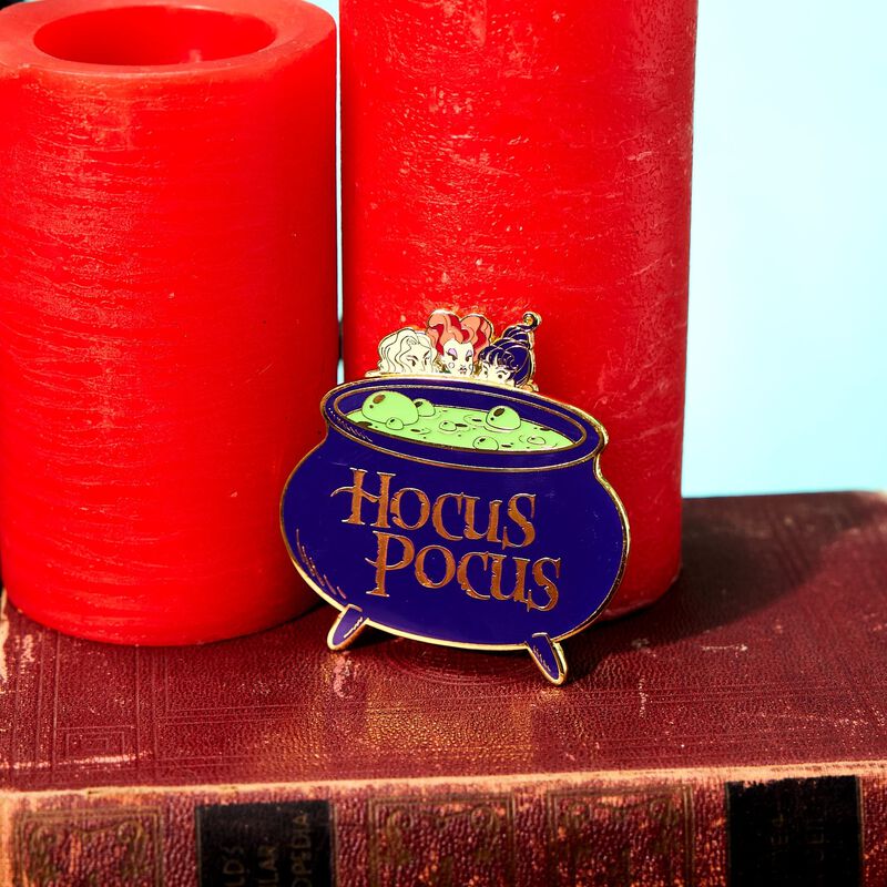 Hocus Pocus Cauldron 3" Collector Box Sliding Pin, , hi-res view 2