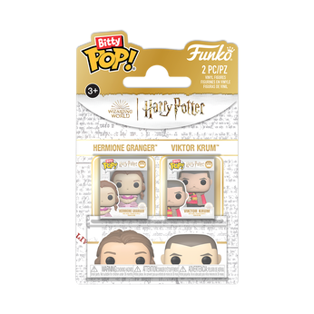 Bitty Pop! Hermione Granger & Viktor Frum 2-Pack, Image 1