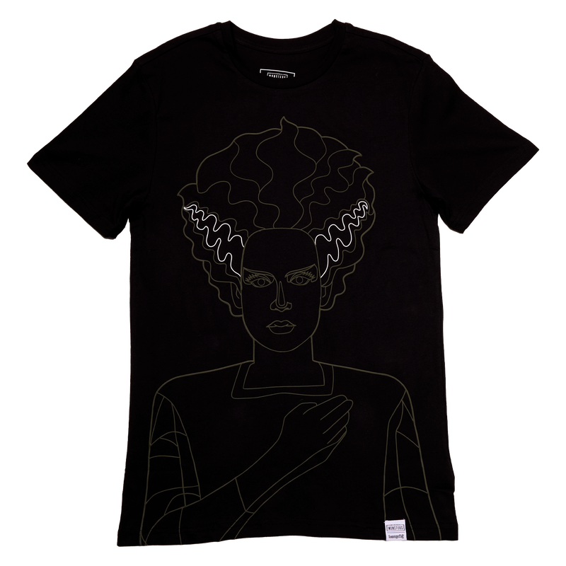 Universal Monsters The Bride Of Frankenstein Unisex Tee, , hi-res view 1