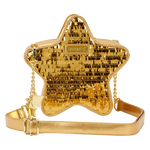 Loungefly Gold Star Sequin Figural Crossbody Bag, , hi-res view 4