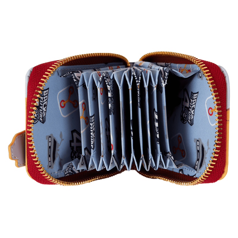 ☆Loungefly☆Back To The Future デロリアン カードケース Back To The Future 40th Anniversary Delorean Accordion
