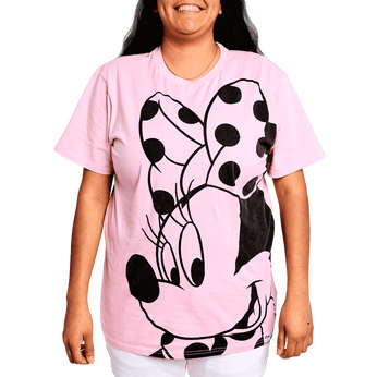 Minnie Mouse Floral Rock The Dots Unisex Tee, Image 1