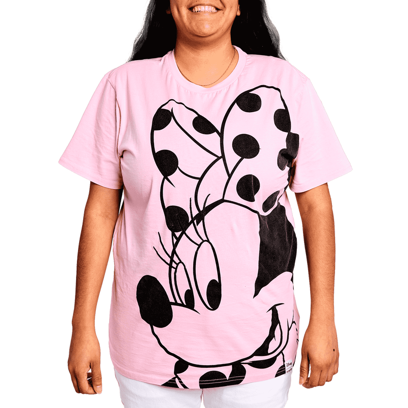 Minnie Mouse Floral Rock The Dots Unisex Tee, , hi-res view 1