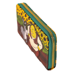 Shrek & Donkey Sunflower Field Zip Around Wallet, , hi-res view 6