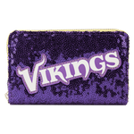 NFL Minnesota Vikings Sequin Zip Around Wallet, , hi-res view 1