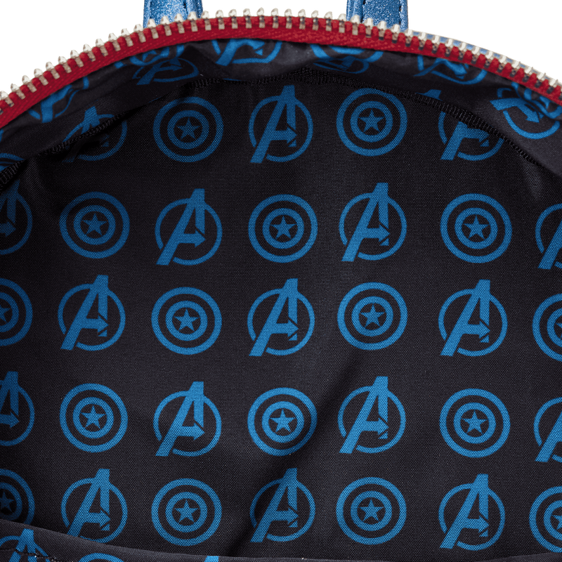 Marvel Metallic Captain America Cosplay Mini Backpack, , hi-res image number 7