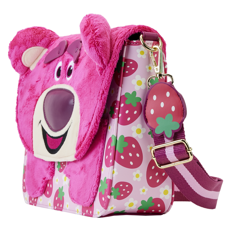 Toy Story Lotso Plush Berry Strap Crossbody Bag, , hi-res view 4