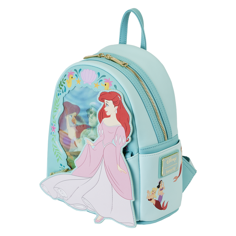 The Little Mermaid Ariel Princess Lenticular Mini Backpack, , hi-res view 4