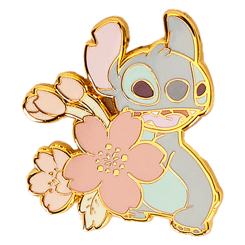 Stitch & Angel Cherry Blossom Mystery Box Pin, , hi-res view 6