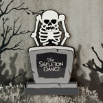 The Skeleton Dance 95th Anniversary Glow 3" Collector Box Sliding Pin, , hi-res view 6