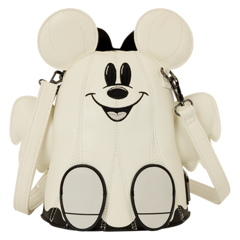 Mickey & Minnie Mouse Ghost Glow Figural Crossbody Bag, , hi-res view 1