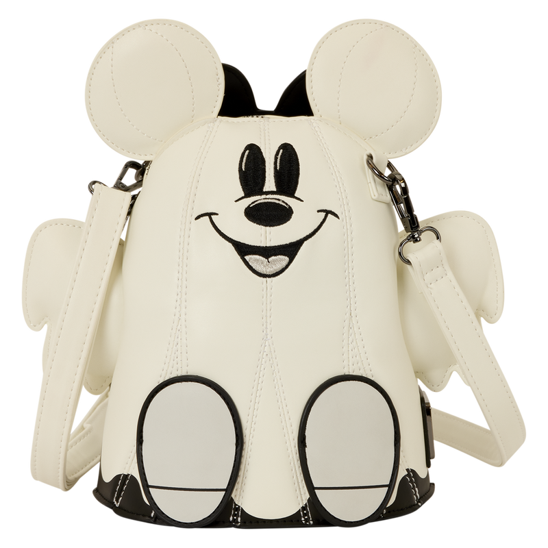 Mickey & Minnie Mouse Ghost Glow Figural Crossbody Bag, , hi-res view 1