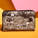 The Skeleton Dance 95th Anniversary Glow Zip Around Wallet, , hi-res view 2