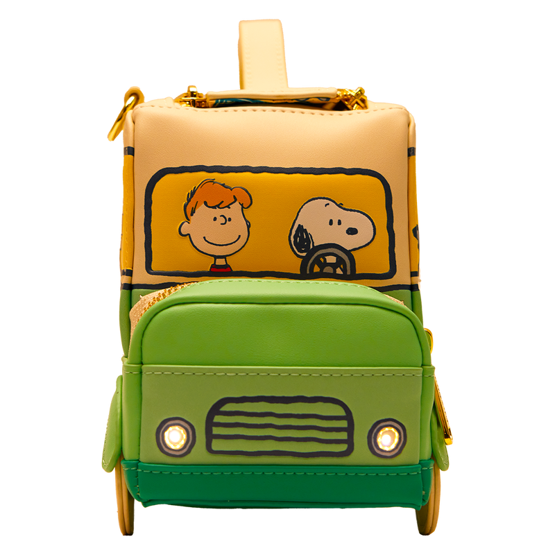 Peanuts Gang Road Trip Bus Light Up Figural Crossbody Bag, , hi-res view 7