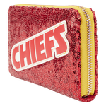 NFL Kansas City Chiefs Sequin Zip Around Wallet, , hi-res view 2
