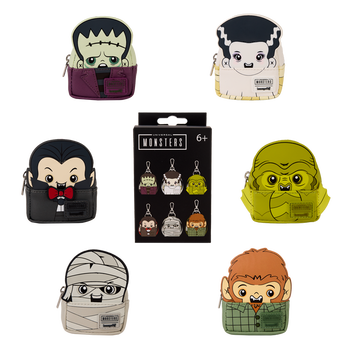 Universal Monsters Mystery Mini Backpack Keychain, Image 1