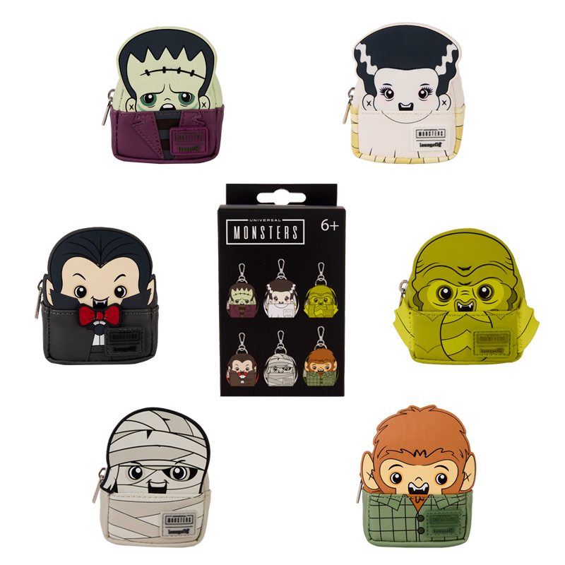 Universal Monsters Mystery Mini Backpack Keychain, , hi-res view 1