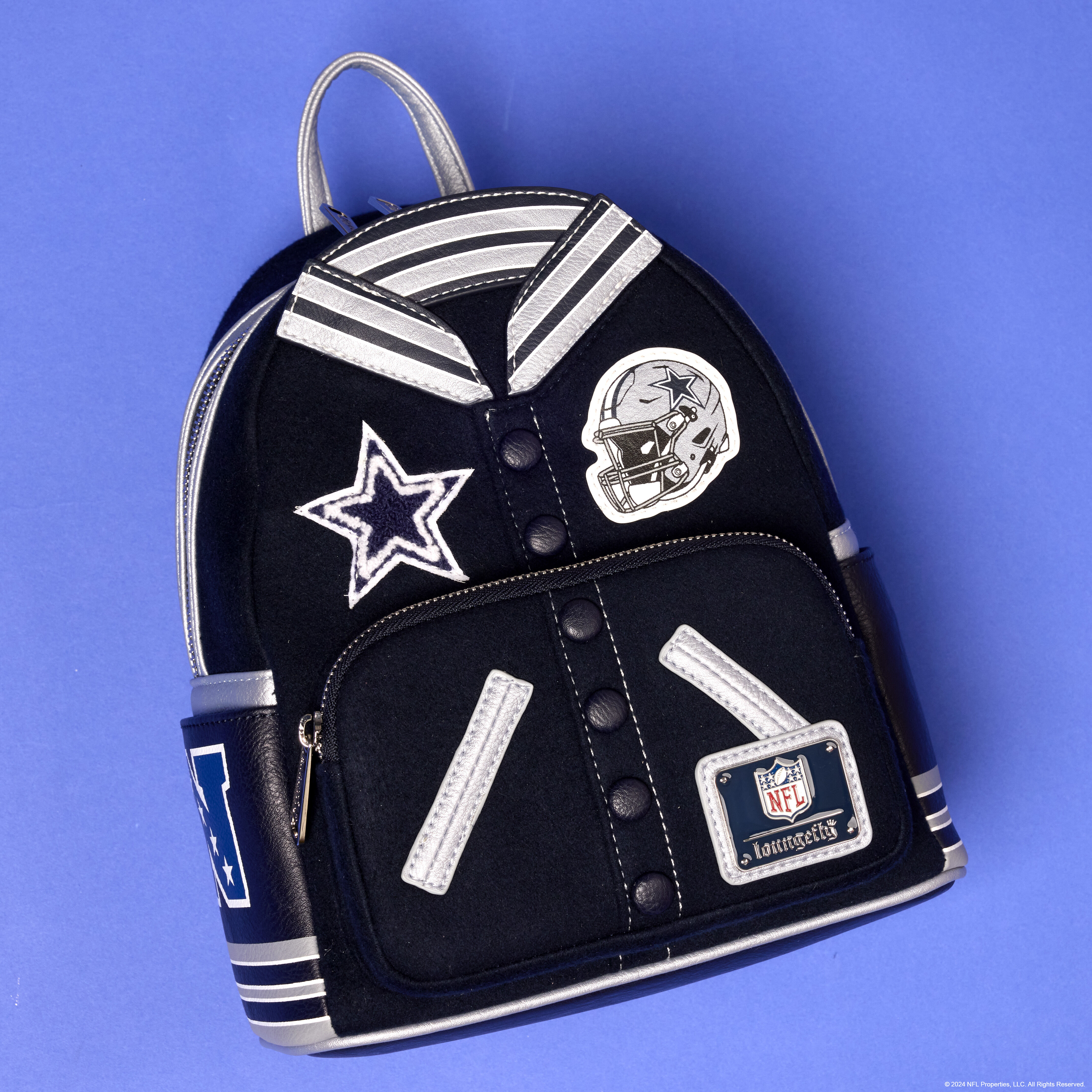 Buy NFL Dallas Cowboys Varsity Mini Backpack at Loungefly