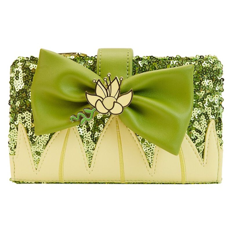 Exclusive - Princess Tiana Sequin Flap Wallet, , hi-res view 1