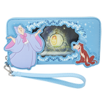 Cinderella Lenticular Princess Series Zip Around Wristlet Wallet, , hi-res view 1