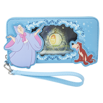 Cinderella Princess Series Lenticular Zip Around Wristlet Wallet, Image 1