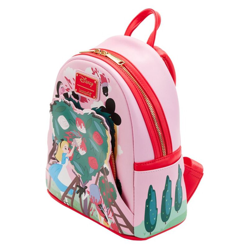 Alice in Wonderland Painting the Roses Red Mini Backpack, , hi-res image number 3