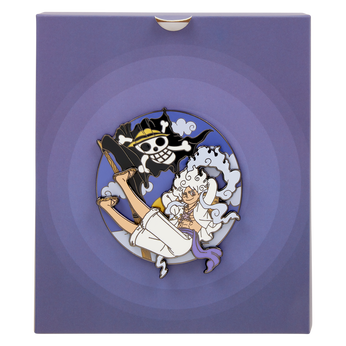 NYCC Limited Edition ONE PIECE GEAR5 Luffy 3" Collector Box Sliding Pin, Image 2