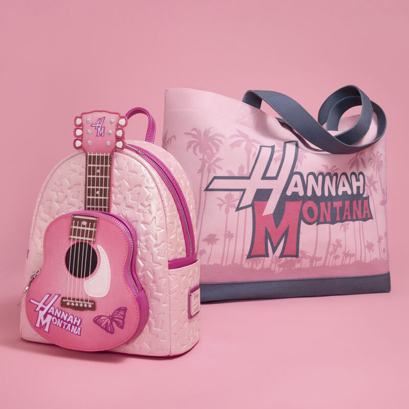 Loungefky Hannah Montana Pink Guitar Backpack Hannah Montana Guitar Mini Backpack main image 4